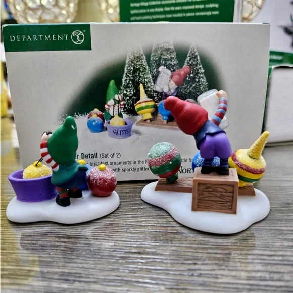 SOLD - Department 56 Glitter Detail - Picture 4 of 7